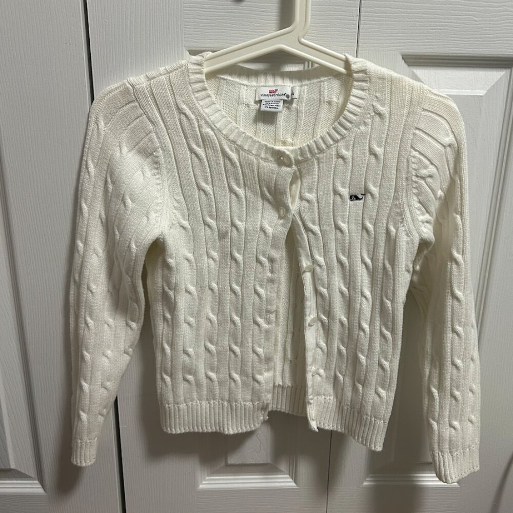 Vineyard Vines Kids Cable-Knit Cardigan